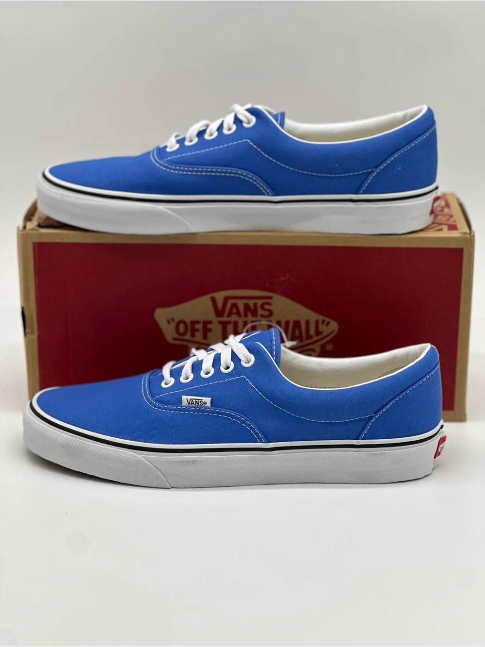 Vans Blue Low-Top Canvas Sneakers